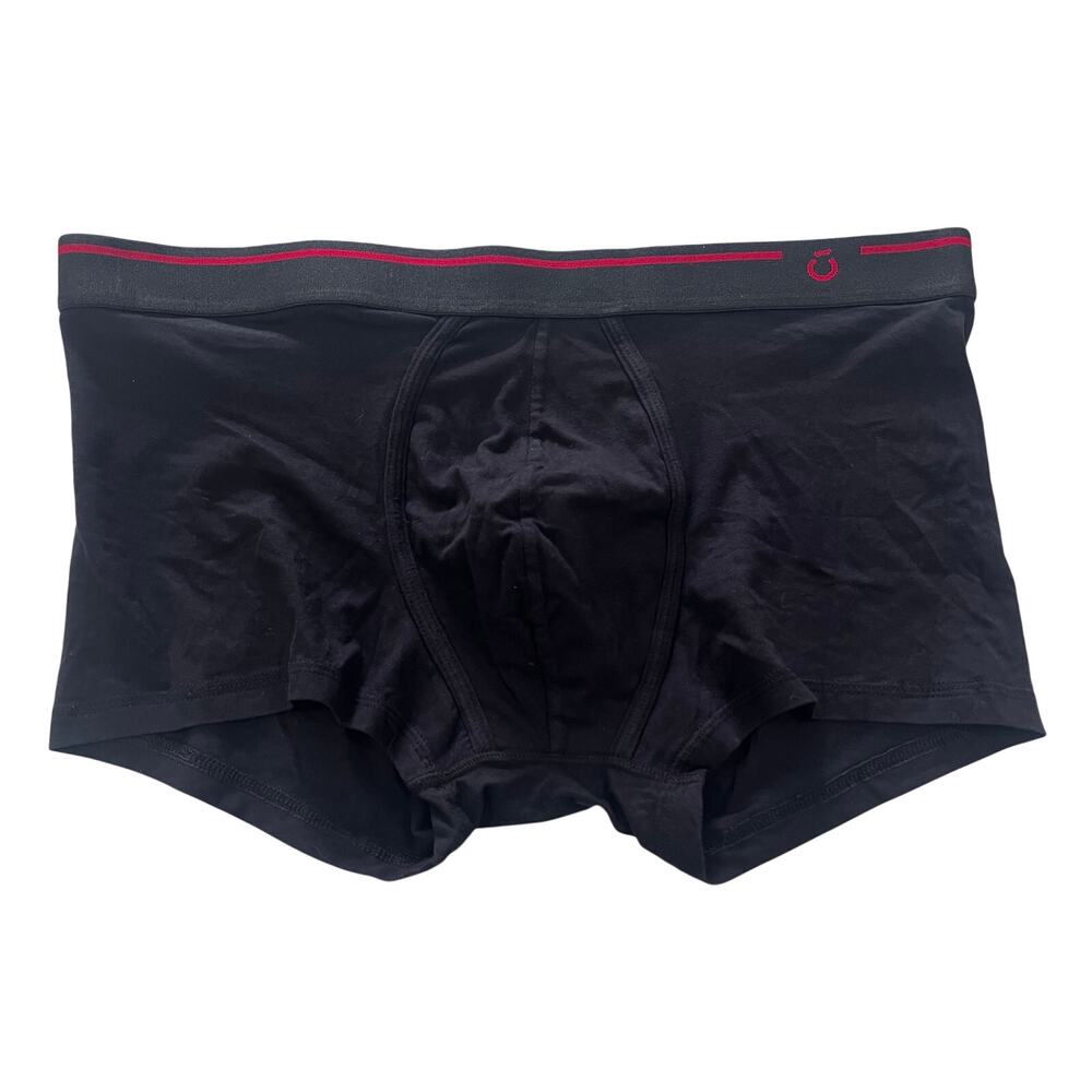 15-72 LUC LA ROCHE Men's Cotton Stretch Trunk Underwear Boxer Briefs Black XL